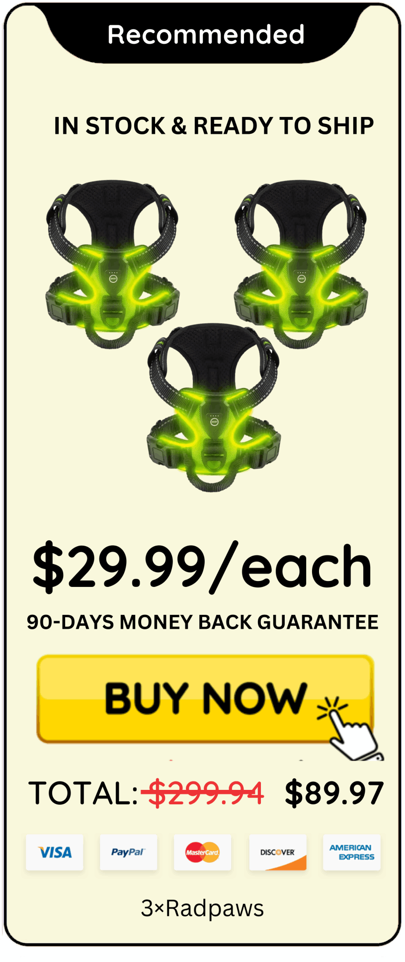 Radpaws offer price